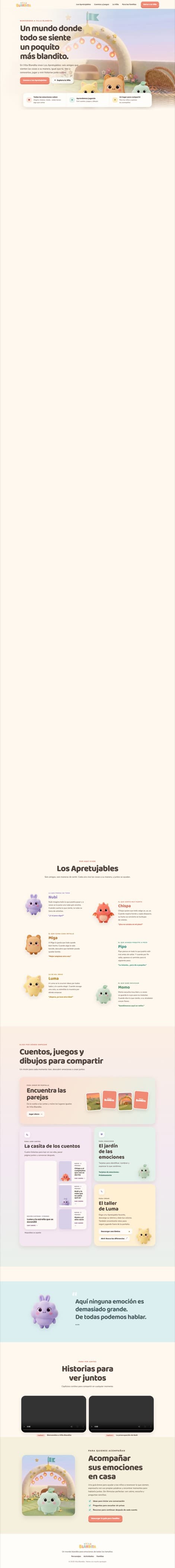Web de Villa Blandita completa